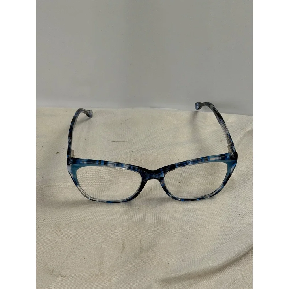 Adin Thomas Europa Blue Marble Tortoise Cat Eye Eyeglass Frames 54-17-140